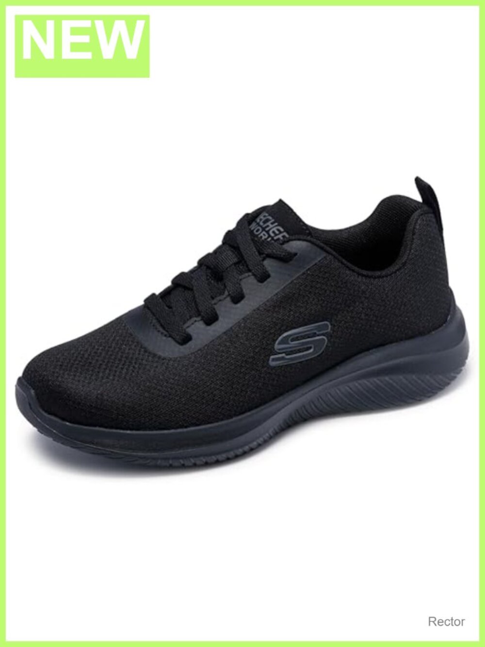 Slip-Resistant Memory Foam Work Sneakers Lace-Up